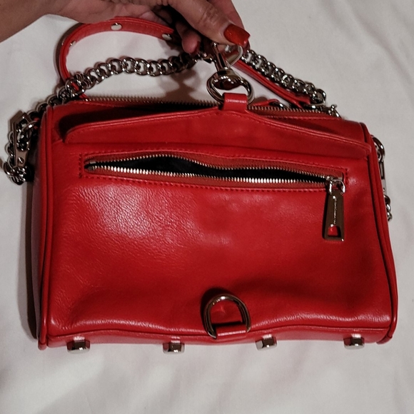 Rebecca Minkoff Mini Mac Red Crossbody Purse - Picture 5 of 5